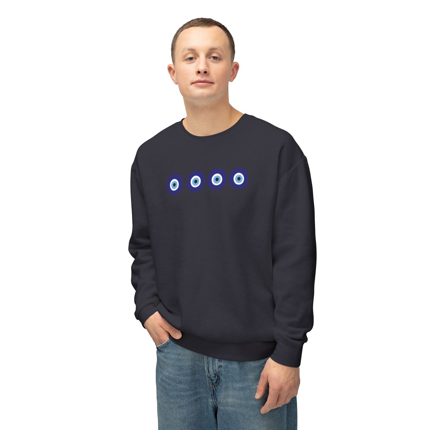 Evil Eye - Cotton Crewneck