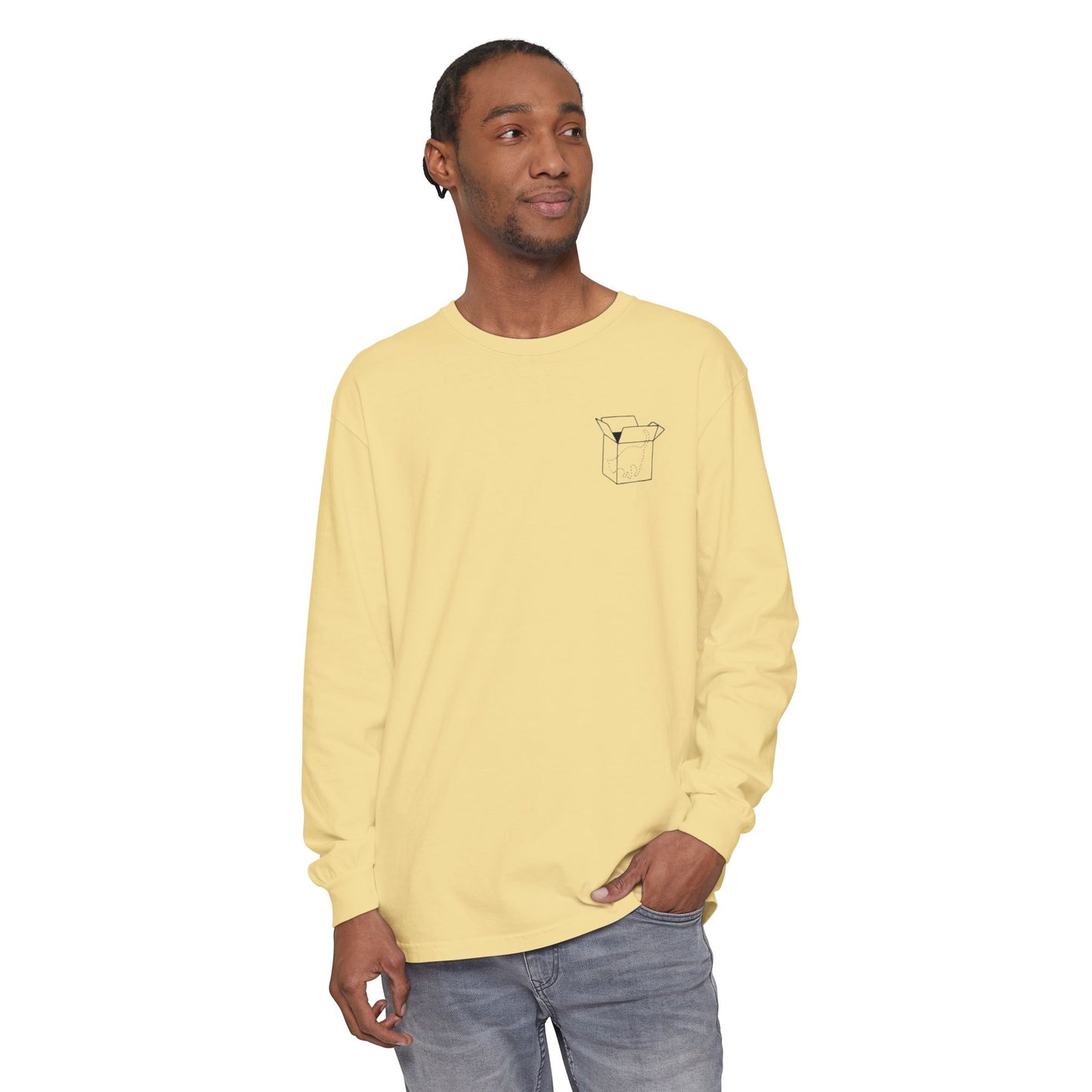 Schrödinger's Cat - Cotton Long-Sleeve Shirt