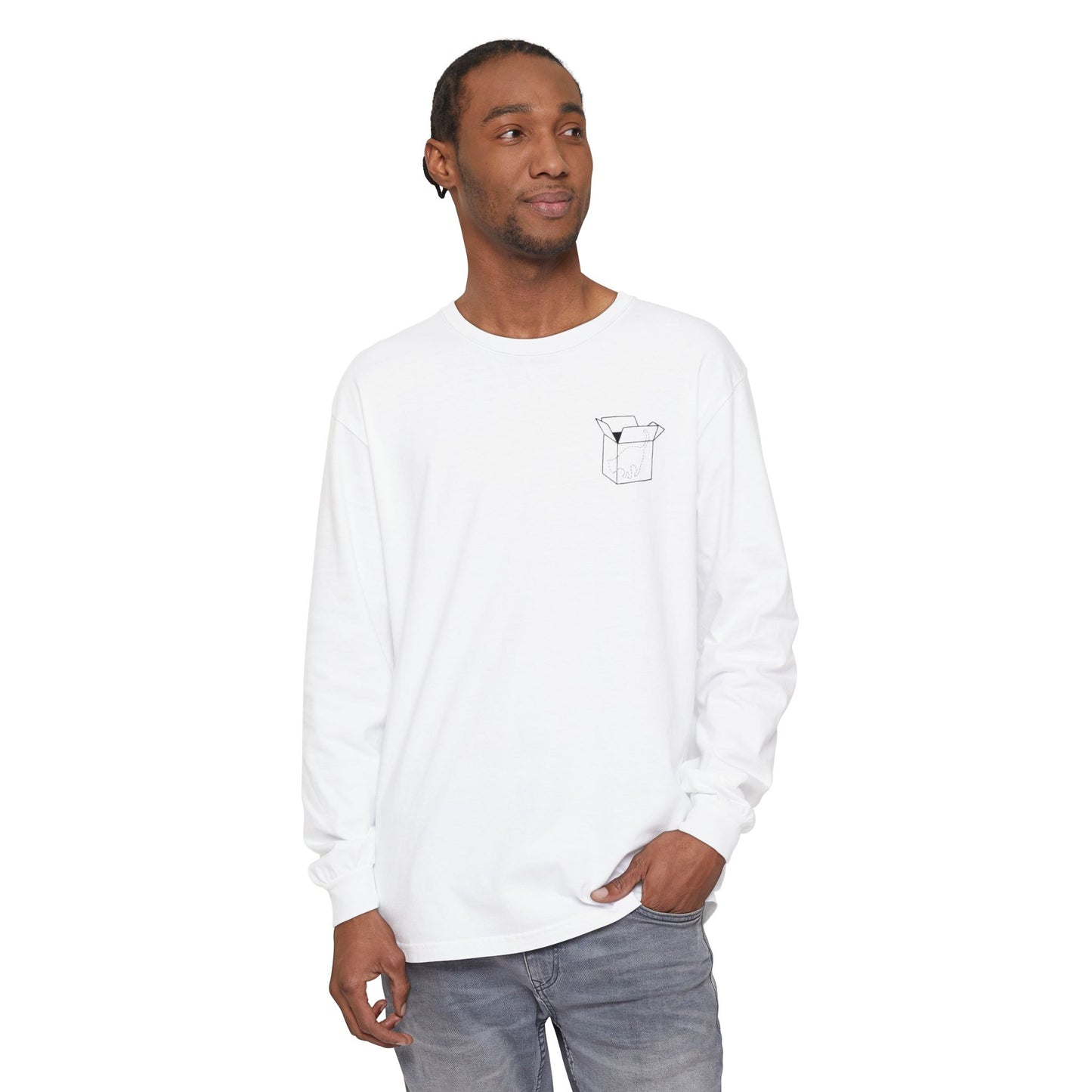 Schrödinger's Cat - Cotton Long-Sleeve Shirt