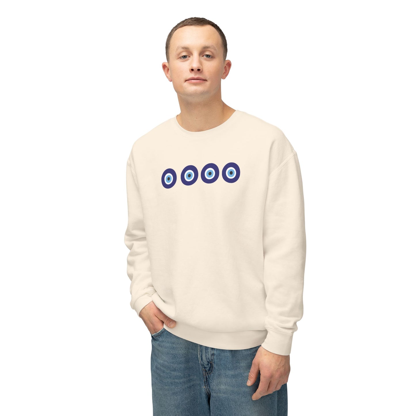 Evil Eye - Cotton Crewneck
