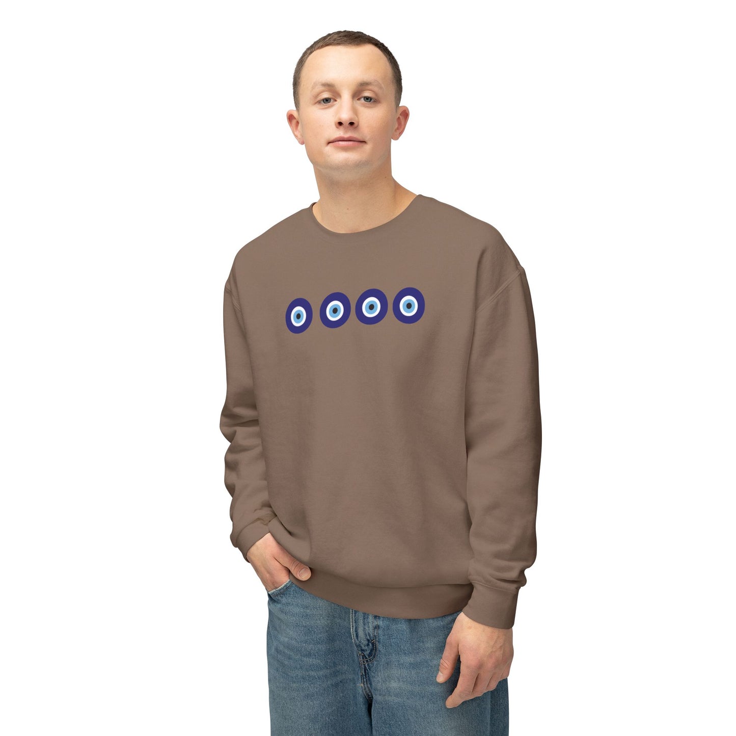 Evil Eye - Cotton Crewneck