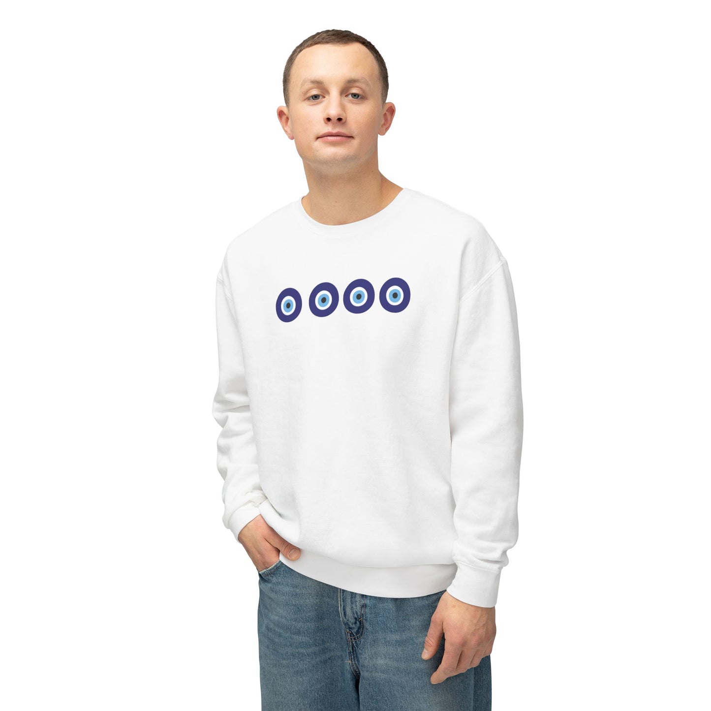 Evil Eye - Cotton Crewneck