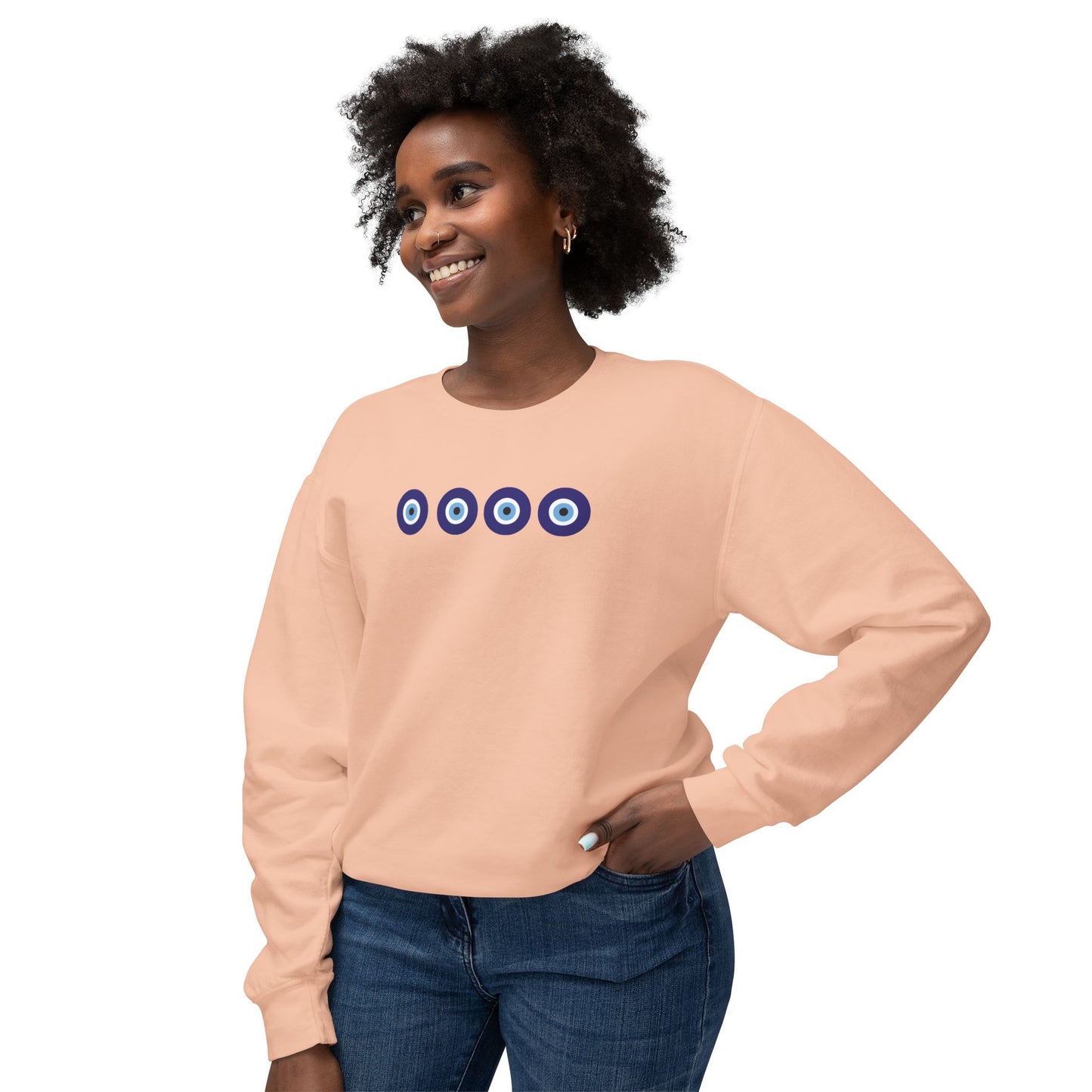 Evil Eye - Cotton Crewneck