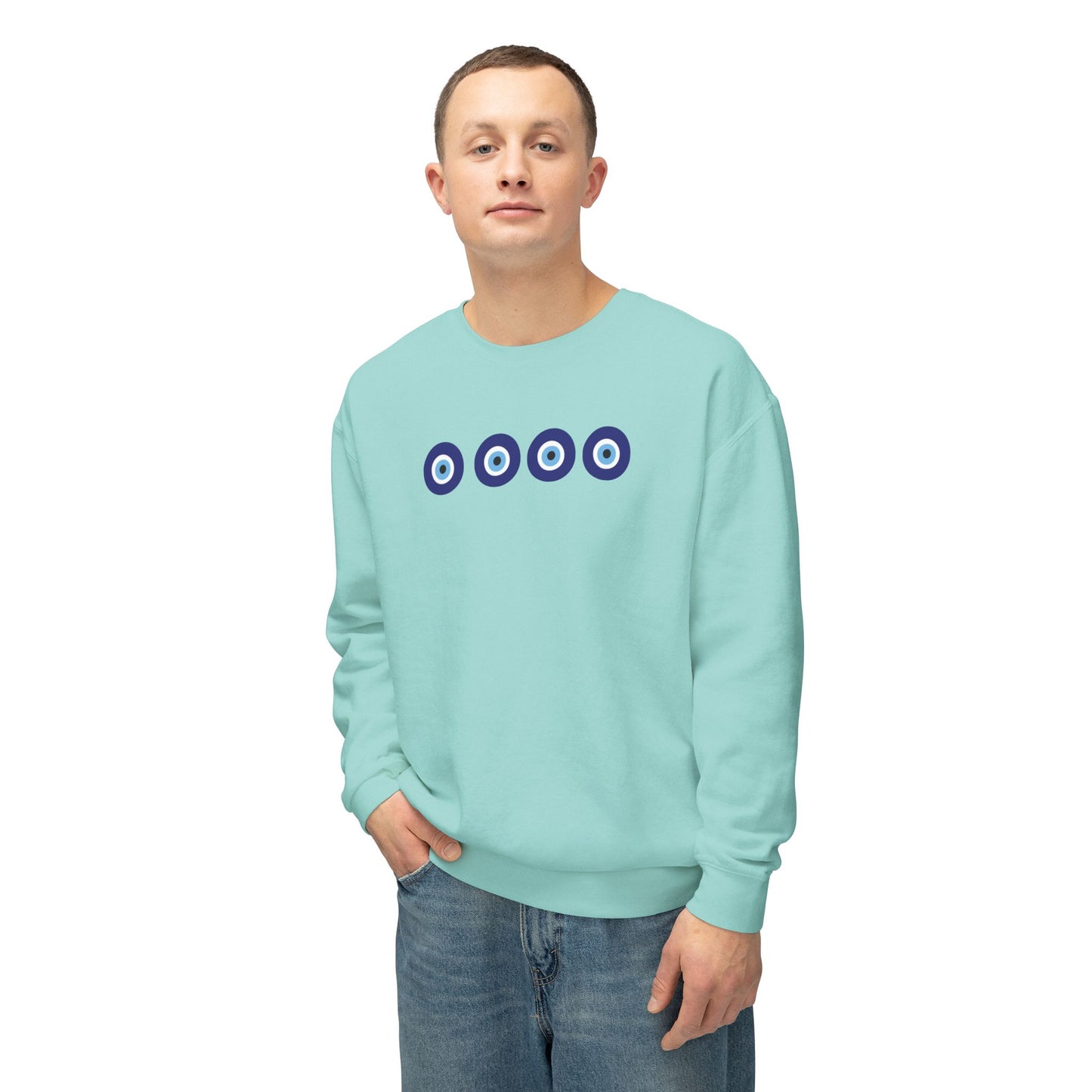 Evil Eye - Cotton Crewneck