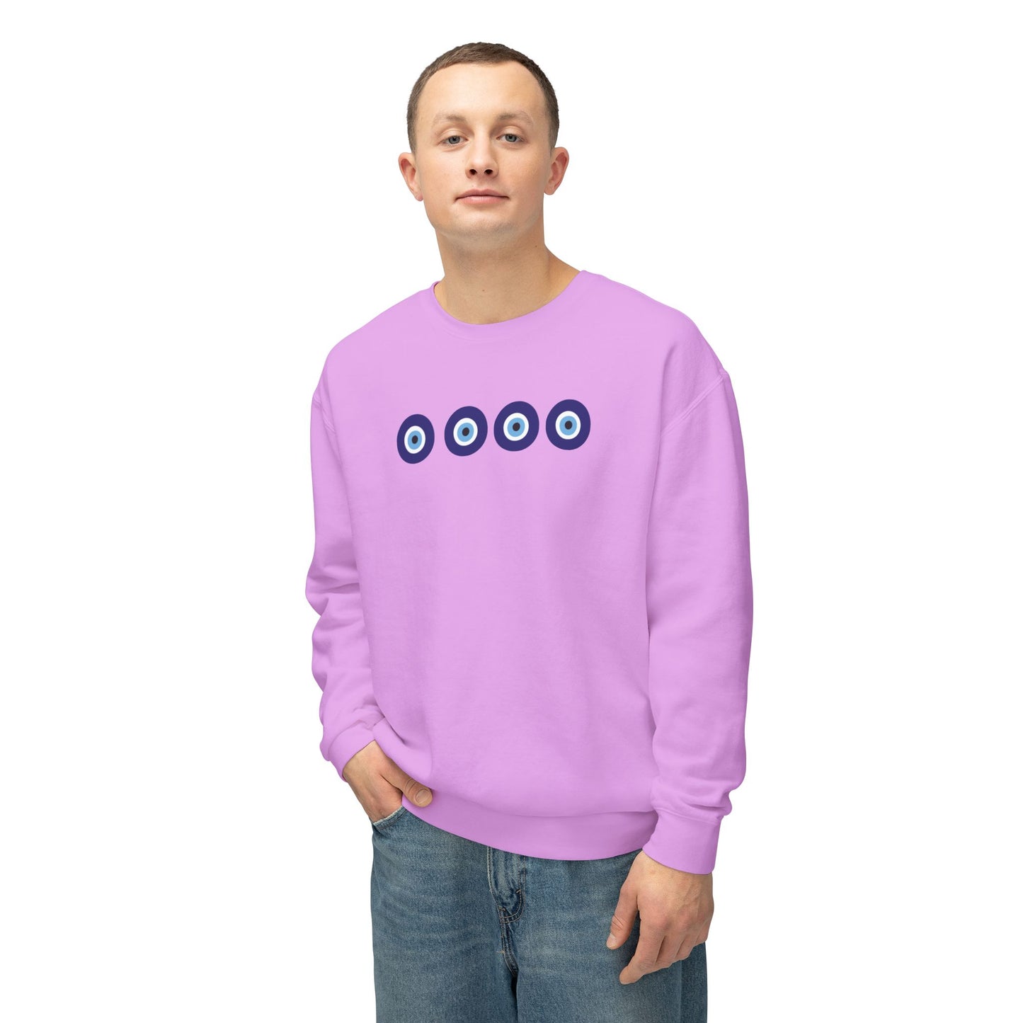 Evil Eye - Cotton Crewneck