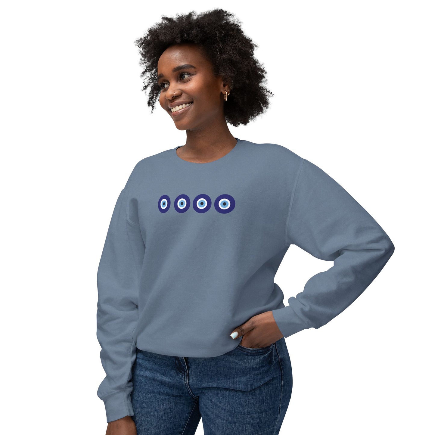 Evil Eye - Cotton Crewneck
