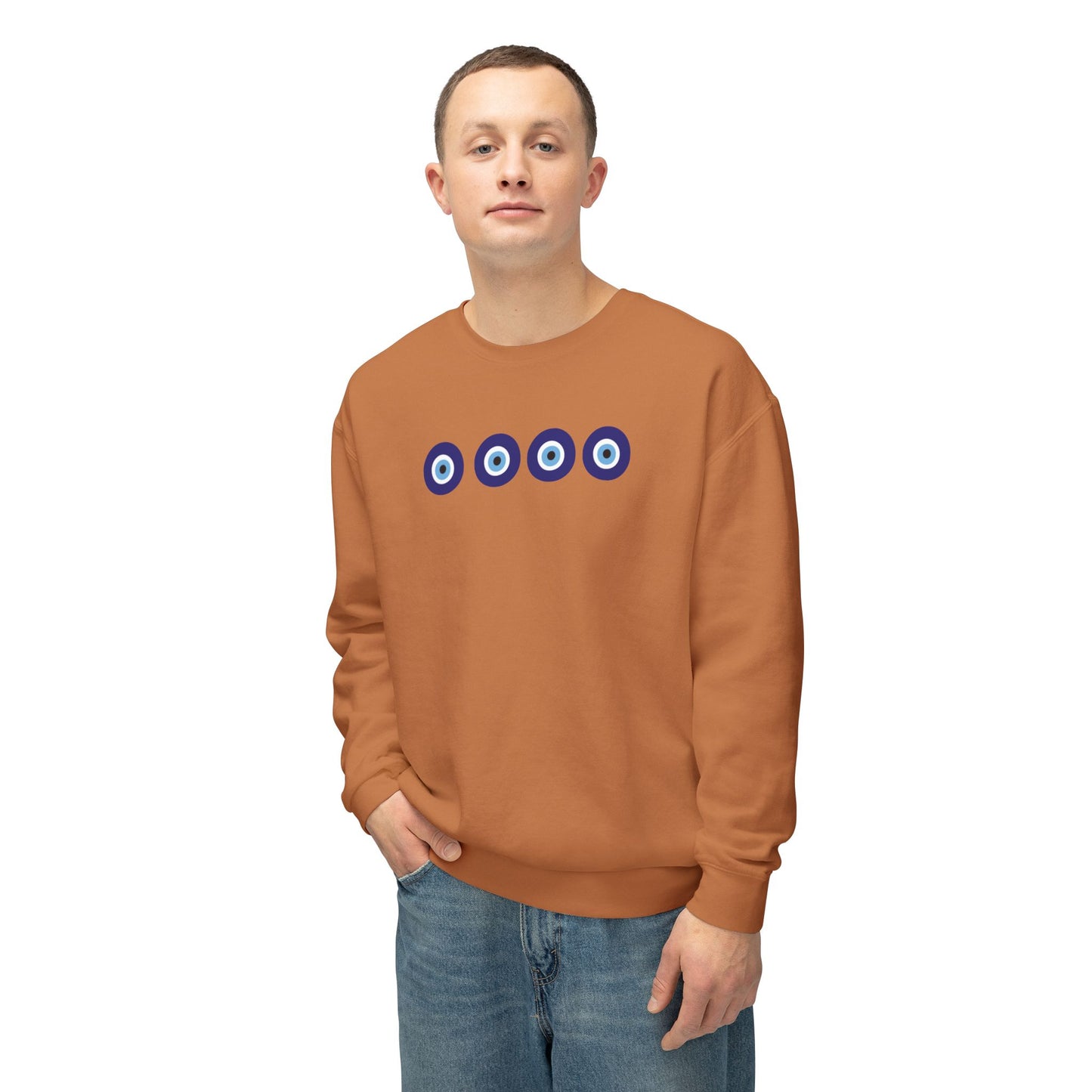 Evil Eye - Cotton Crewneck