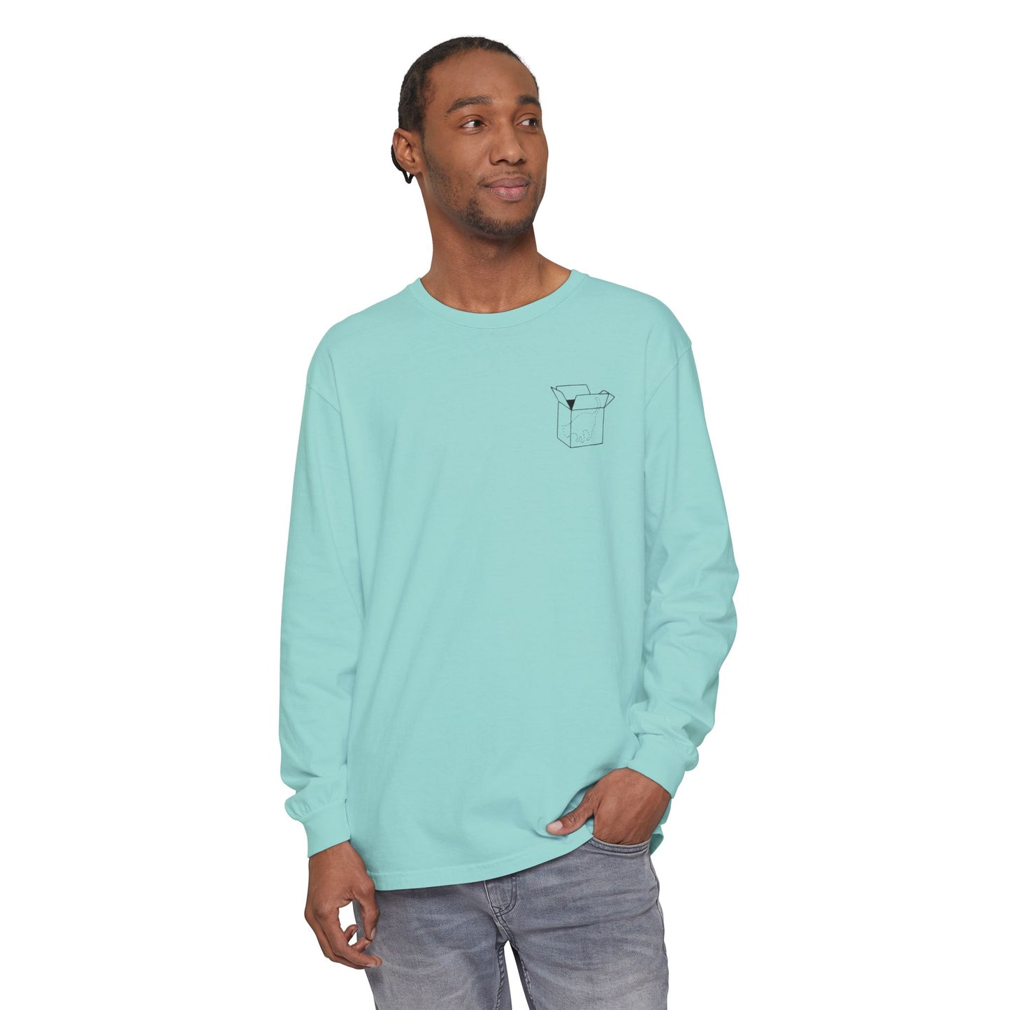 Schrödinger's Cat - Cotton Long-Sleeve Shirt