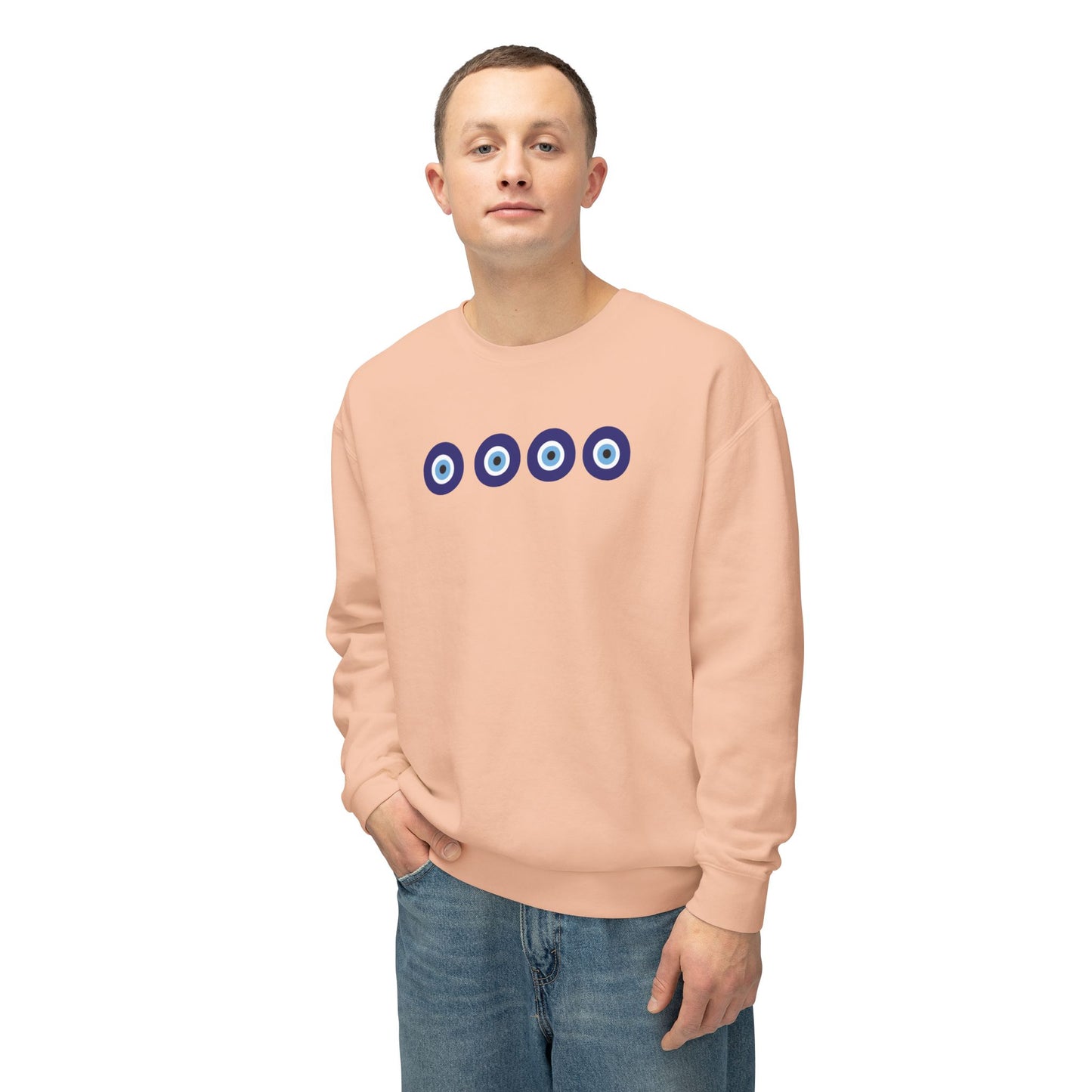 Evil Eye - Cotton Crewneck
