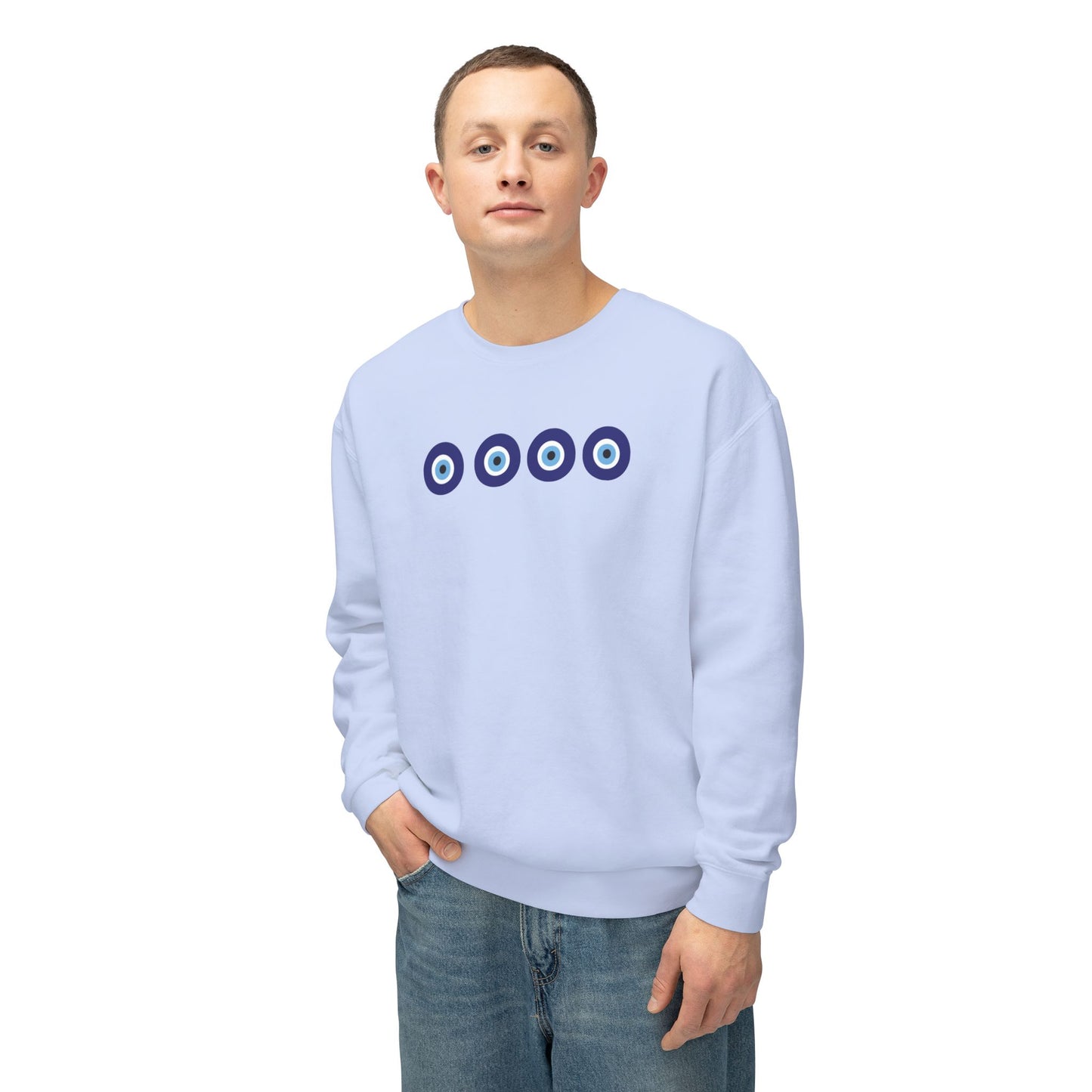 Evil Eye - Cotton Crewneck