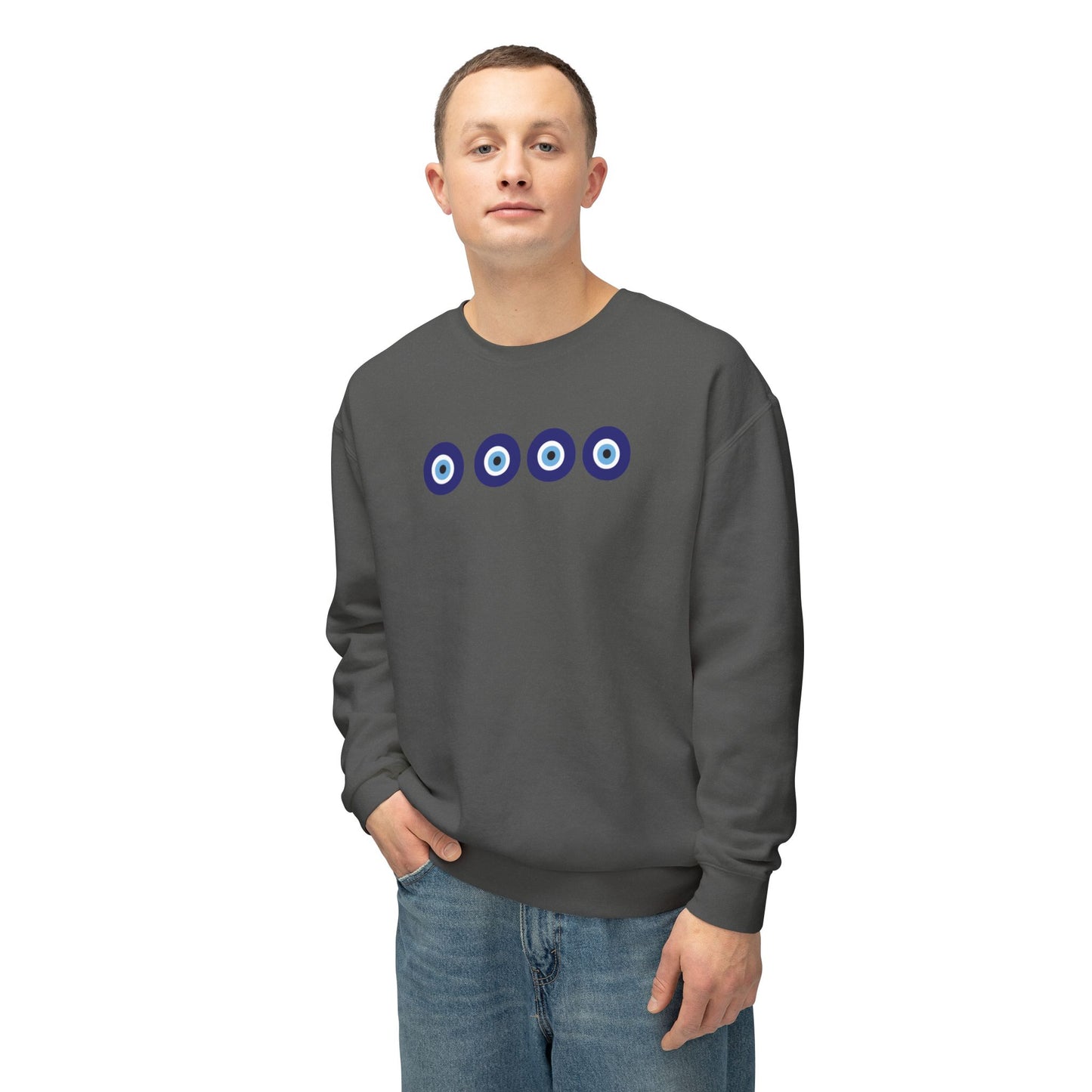Evil Eye - Cotton Crewneck