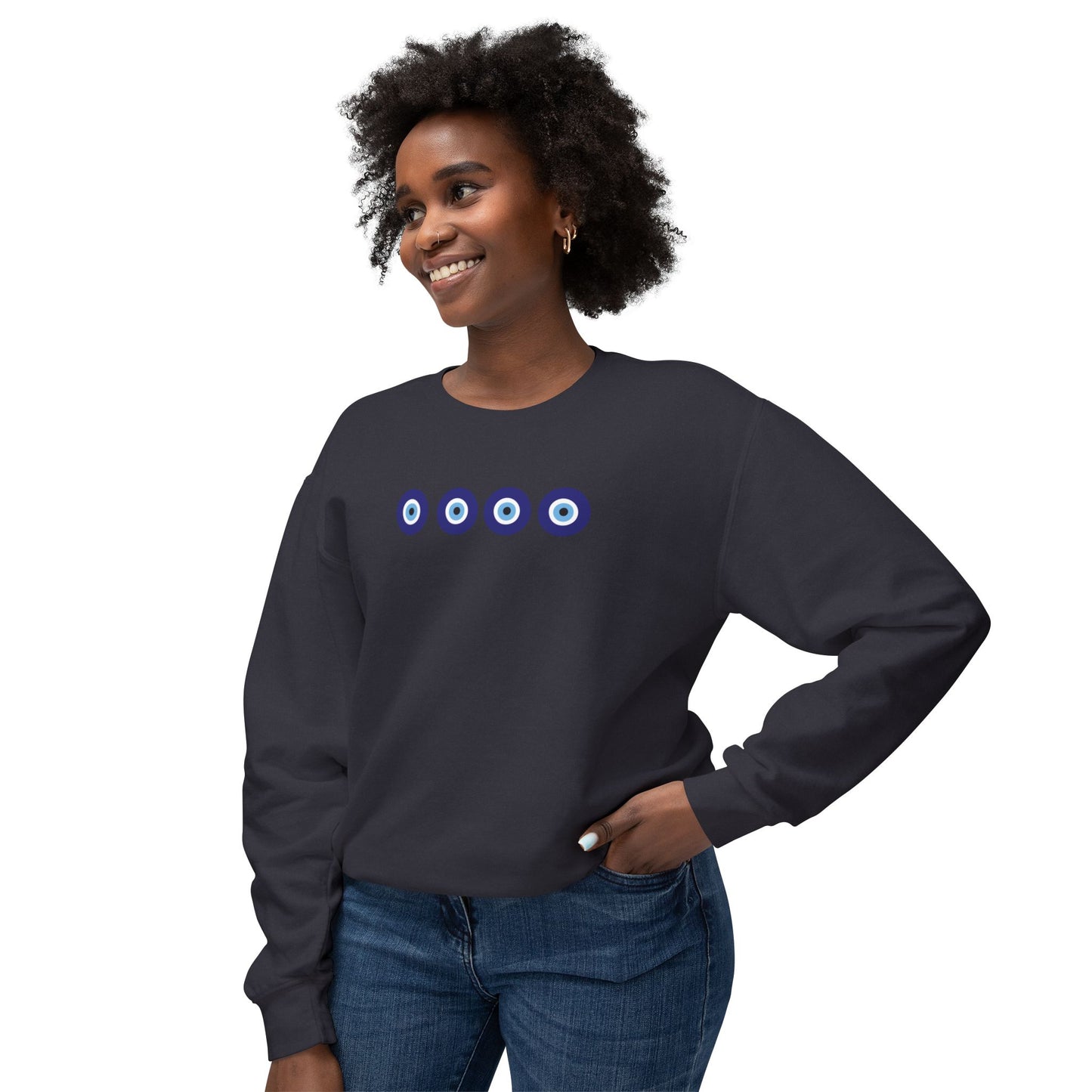 Evil Eye - Cotton Crewneck