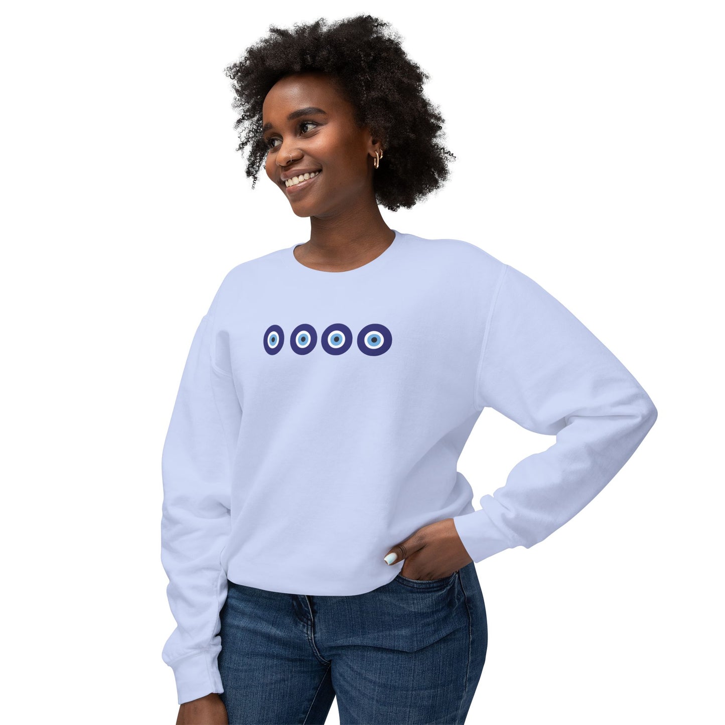 Evil Eye - Cotton Crewneck