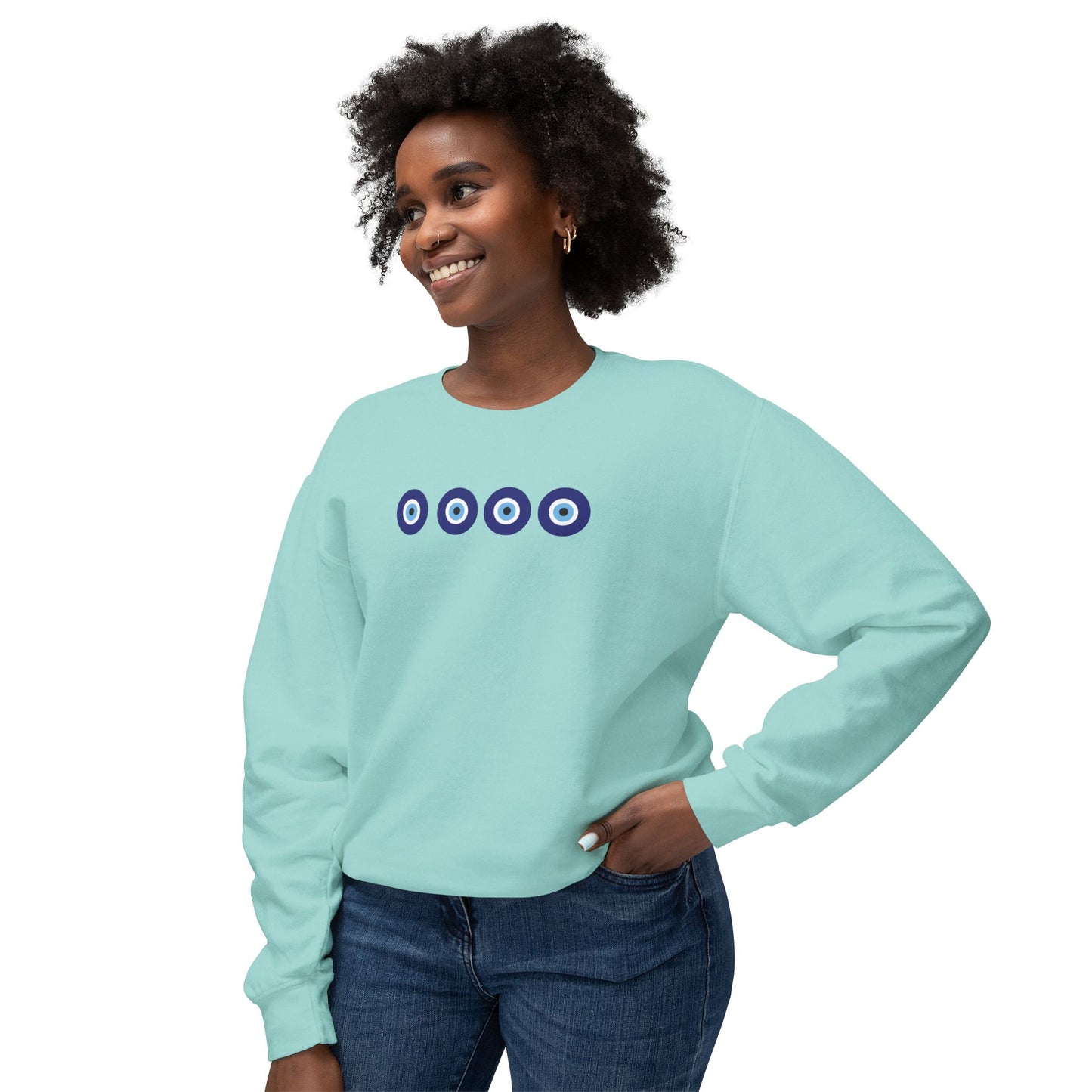 Evil Eye - Cotton Crewneck
