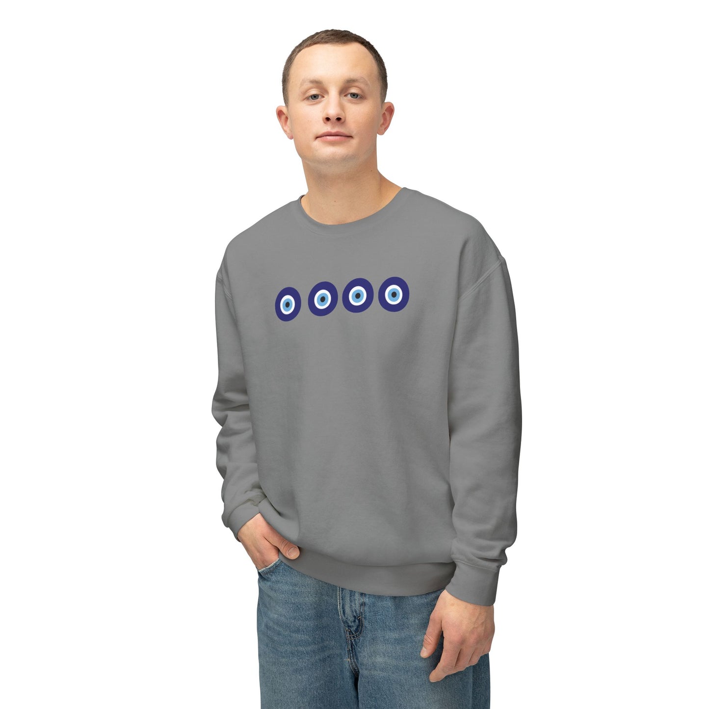Evil Eye - Cotton Crewneck