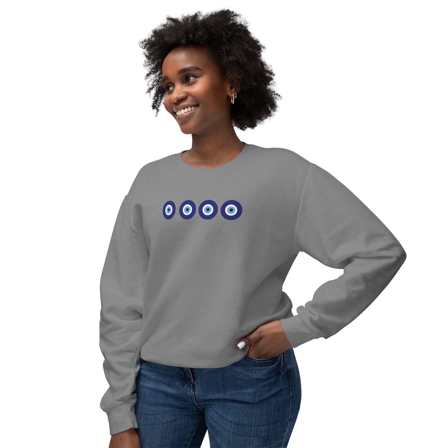 Evil Eye - Cotton Crewneck