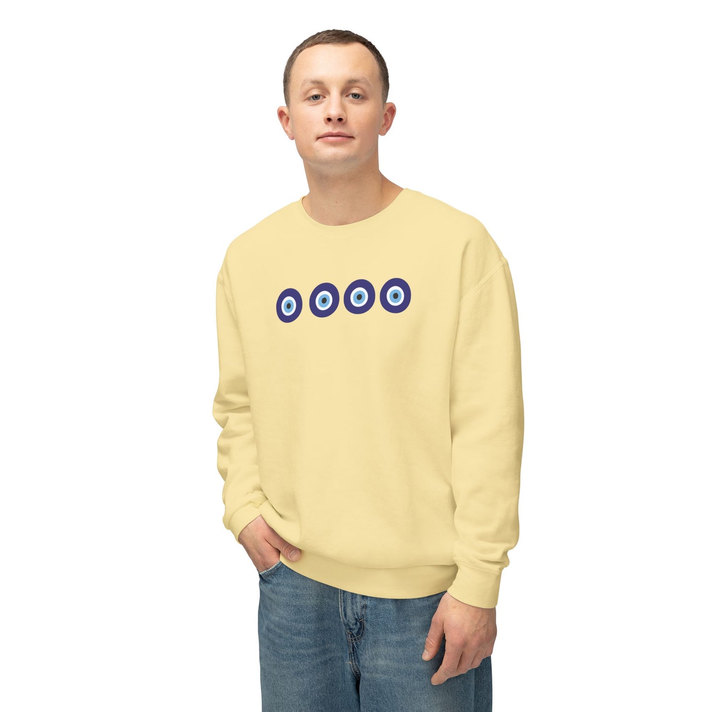 Evil Eye - Cotton Crewneck