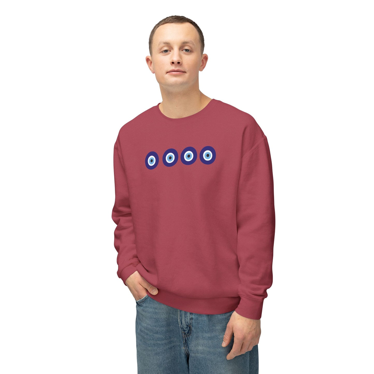 Evil Eye - Cotton Crewneck