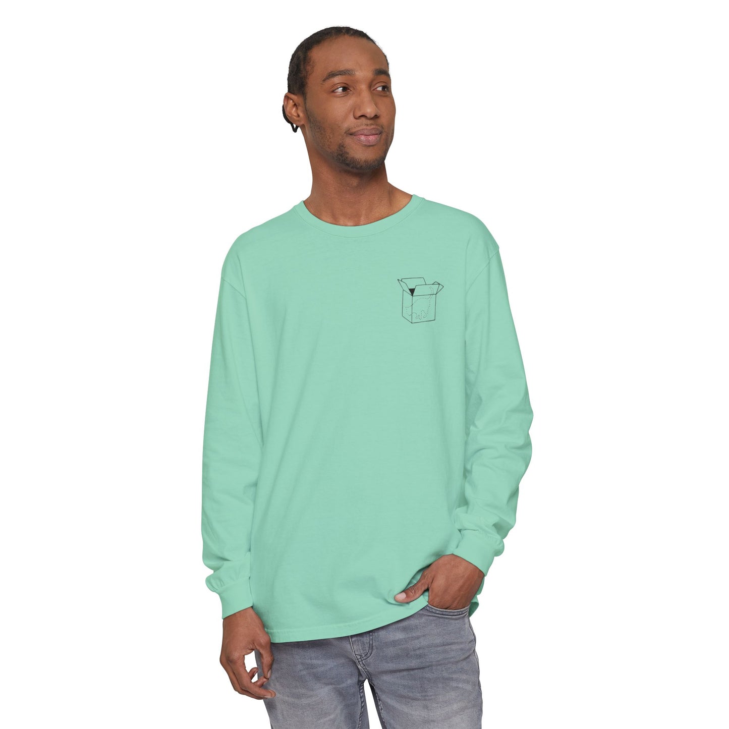 Schrödinger's Cat - Cotton Long-Sleeve Shirt