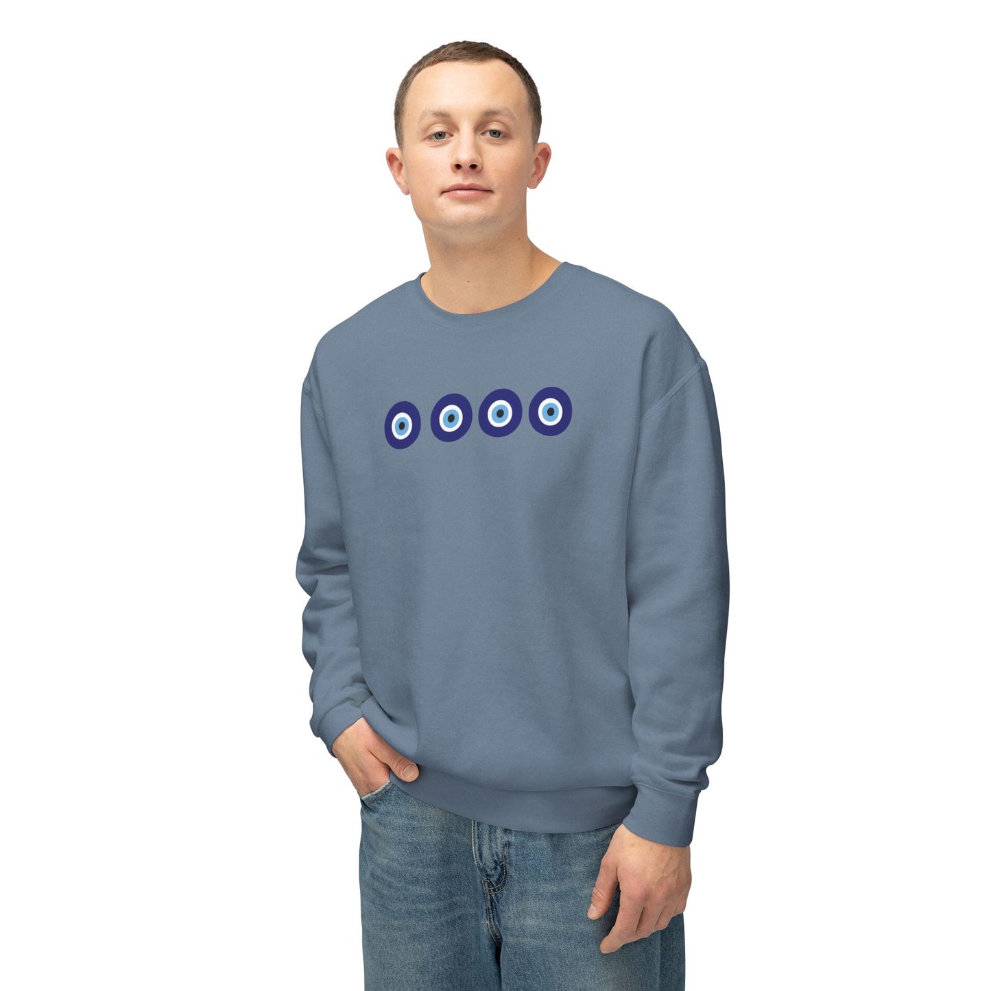 Evil Eye - Cotton Crewneck